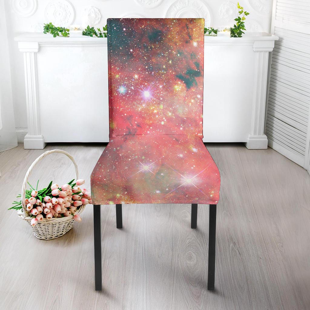 Red Cloud Galaxy Space Chair Cover-grizzshop