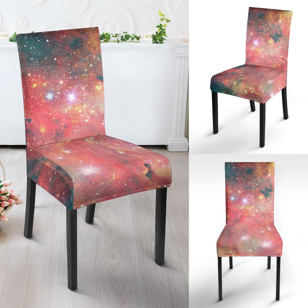 Red Cloud Galaxy Space Chair Cover-grizzshop