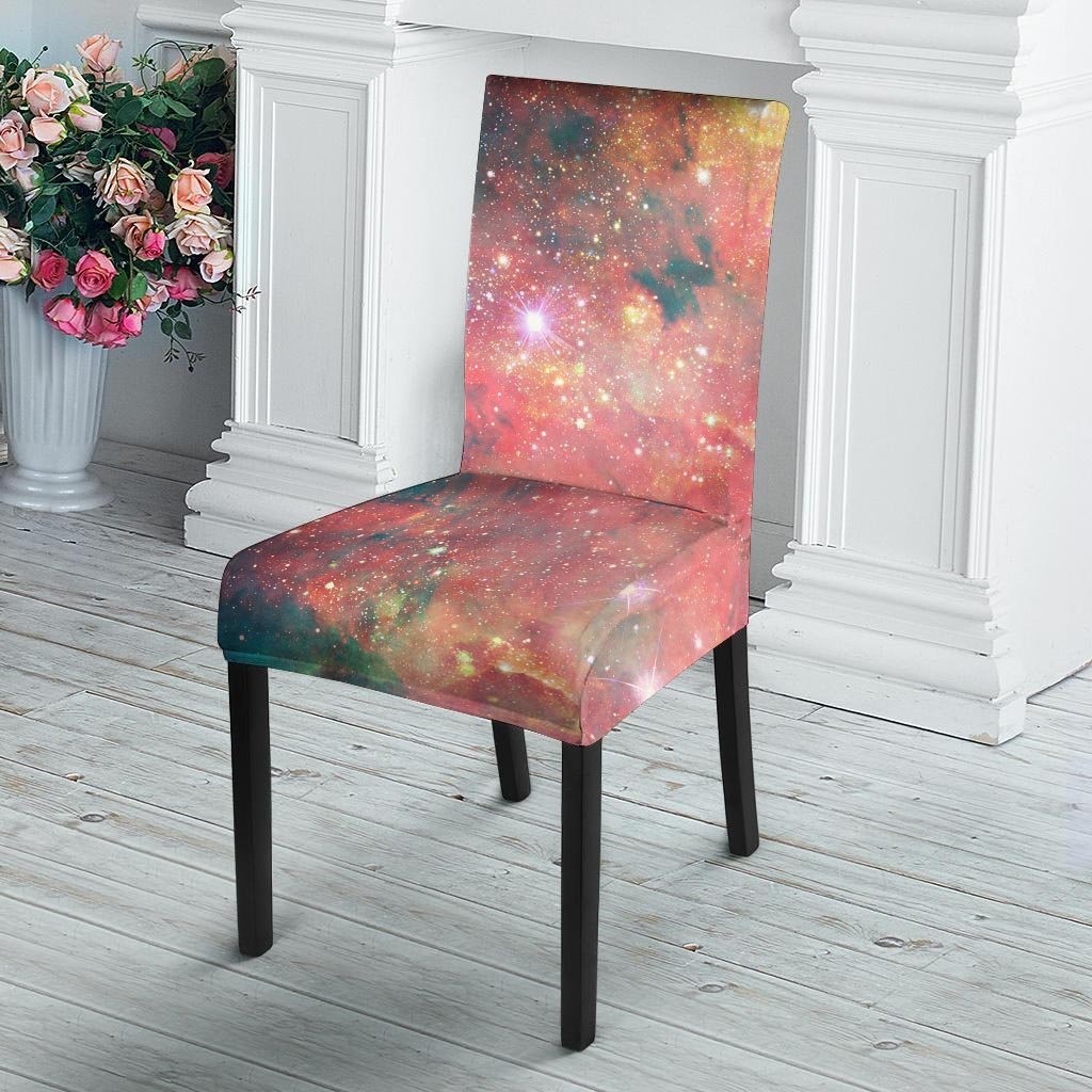 Red Cloud Galaxy Space Chair Cover-grizzshop