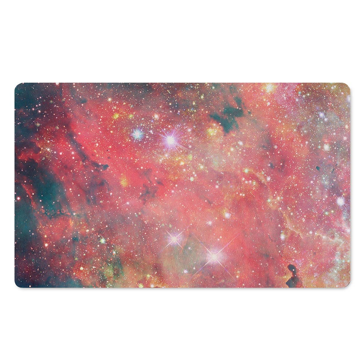 Red Cloud Galaxy Space Door Mat-grizzshop