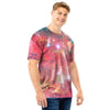 Red Cloud Galaxy Space Men T Shirt-grizzshop