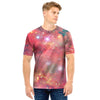 Red Cloud Galaxy Space Men T Shirt-grizzshop