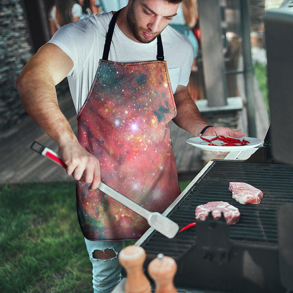 Red Cloud Galaxy Space Men's Apron-grizzshop