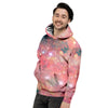 Red Cloud Galaxy Space Men's Hoodie-grizzshop