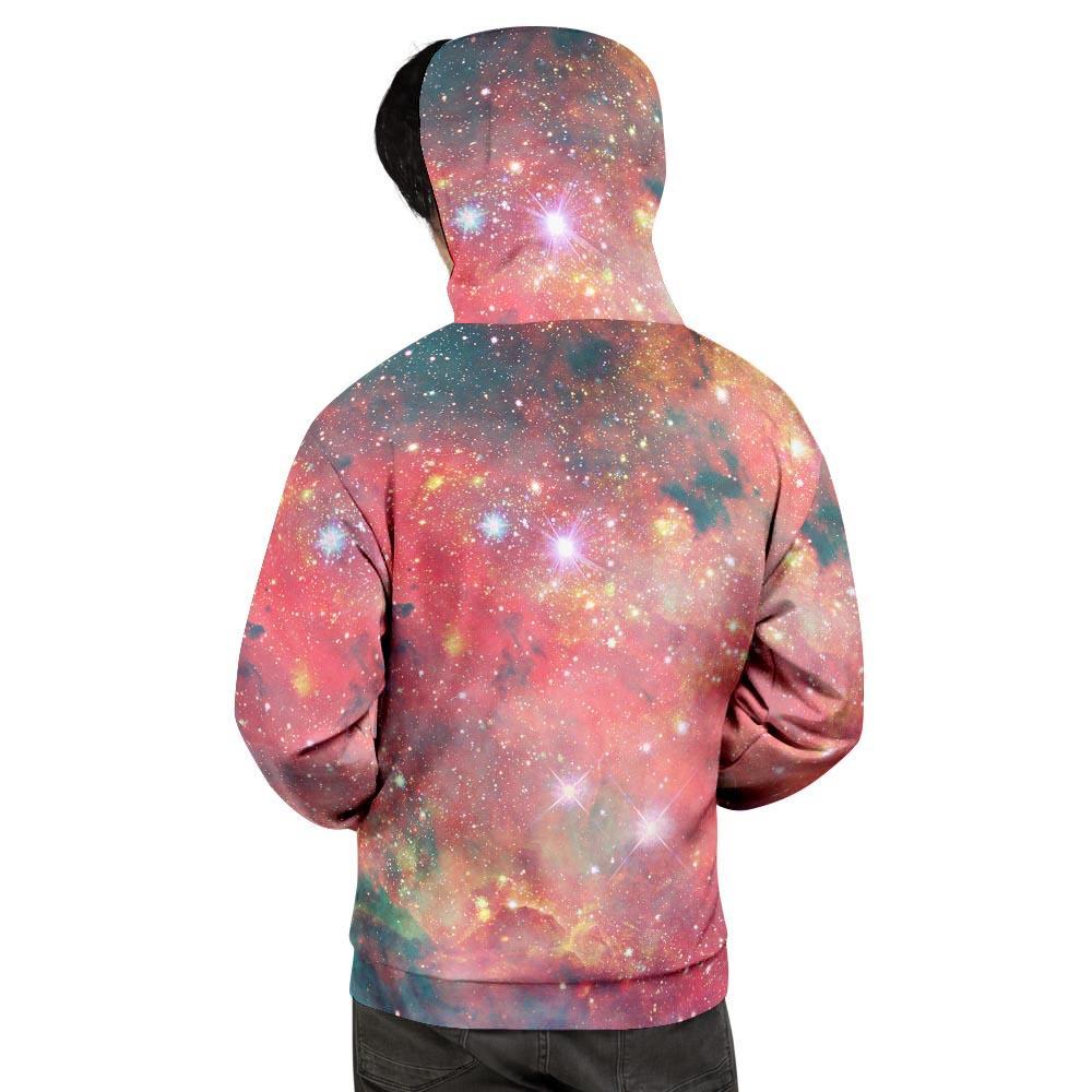 Red Cloud Galaxy Space Men's Hoodie-grizzshop