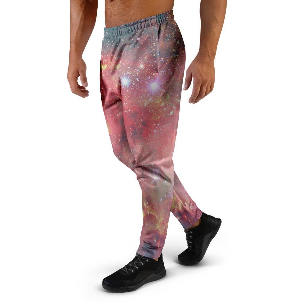 Red Cloud Galaxy Space Men's Joggers-grizzshop