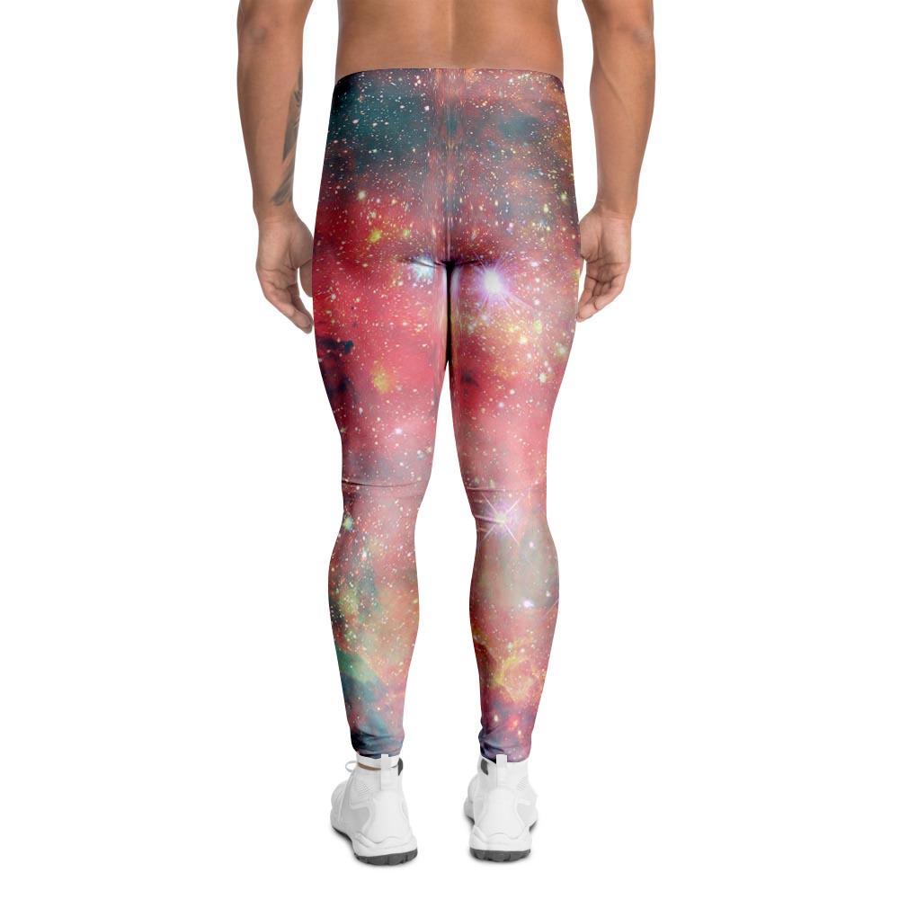 Red Cloud Galaxy Space Men's Leggings-grizzshop