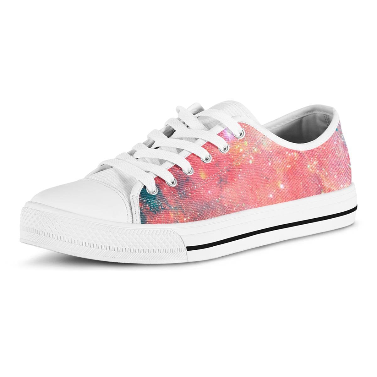 Red Cloud Galaxy Space Men's Low Top Shoes-grizzshop