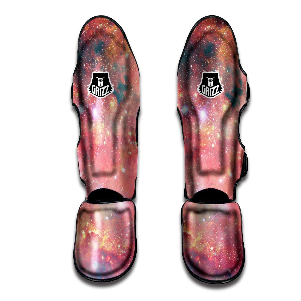 Red Cloud Galaxy Space Muay Thai Shin Guard-grizzshop