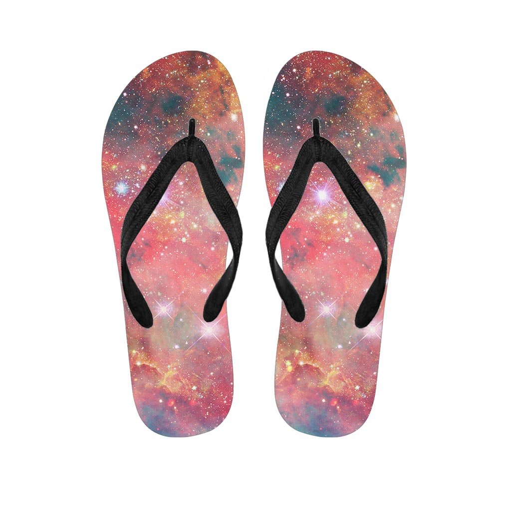 Red Cloud Galaxy Space Women's Flip Flops-grizzshop