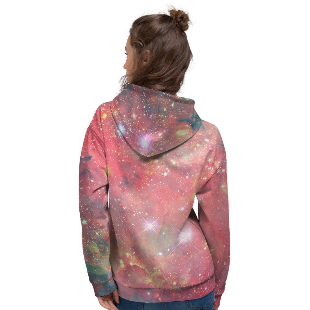 Red Cloud Galaxy Space Women's Hoodie-grizzshop