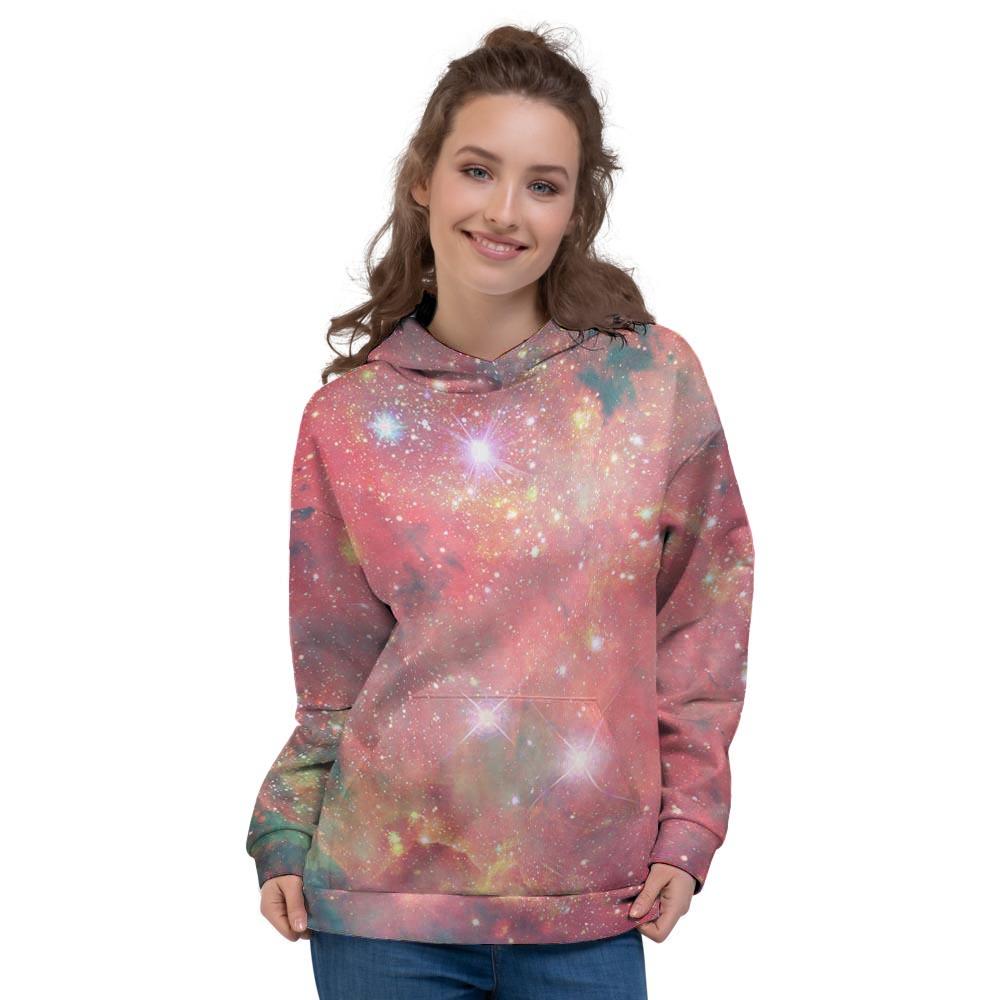 Red Cloud Galaxy Space Women's Hoodie-grizzshop