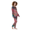 Red Cloud Galaxy Space Women's Pajamas-grizzshop