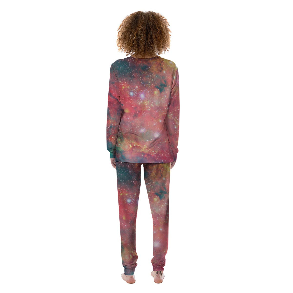 Red Cloud Galaxy Space Women's Pajamas-grizzshop