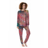 Red Cloud Galaxy Space Women's Pajamas-grizzshop