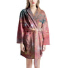 Red Cloud Galaxy Space Women's Robe-grizzshop