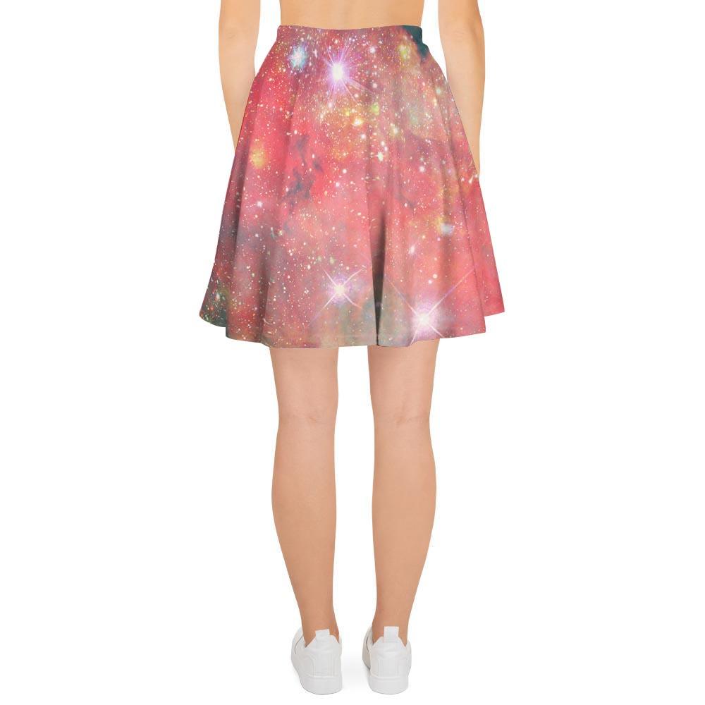 Red Cloud Galaxy Space Women's Skirt-grizzshop