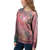 Red Cloud Galaxy Space Women's Sweatshirt-grizzshop