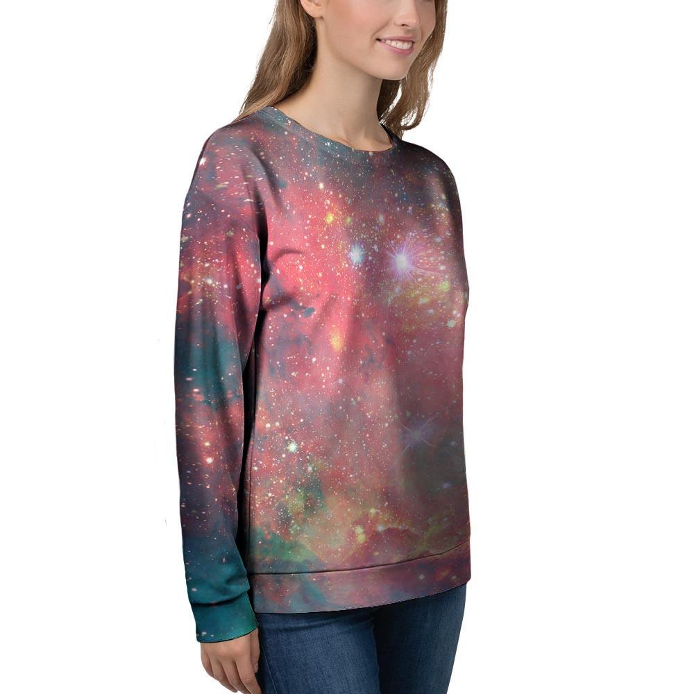 Red Cloud Galaxy Space Women's Sweatshirt-grizzshop