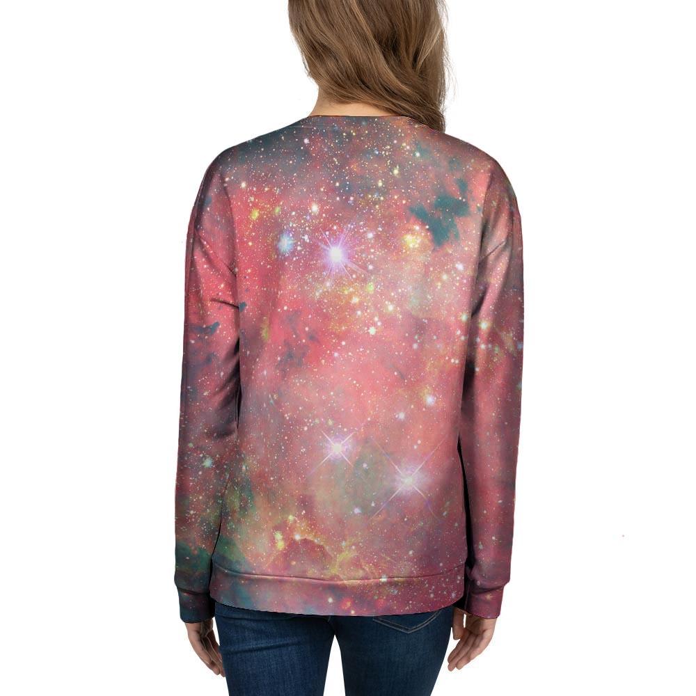 Red Cloud Galaxy Space Women's Sweatshirt-grizzshop