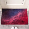 Red Cosmic Galaxy Space Door Mat-grizzshop