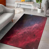 Red Cosmic Galaxy Space Floor Mat-grizzshop