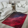 Red Cosmic Galaxy Space Floor Mat-grizzshop