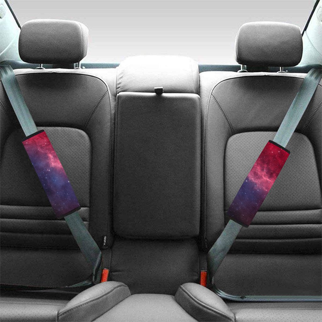Red Cosmic Galaxy Space Seat Belt Cover-grizzshop
