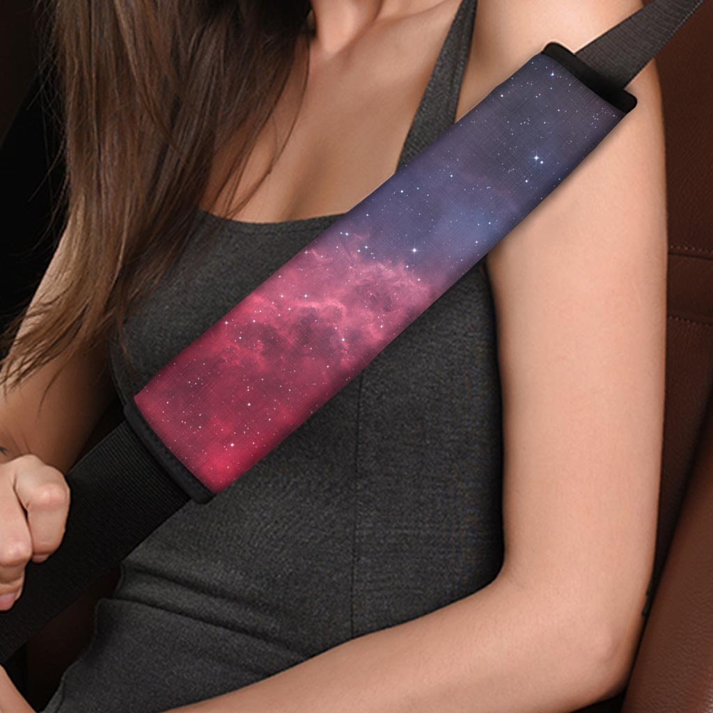 Red Cosmic Galaxy Space Seat Belt Cover-grizzshop