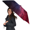 Red Cosmic Galaxy Space Umbrella-grizzshop