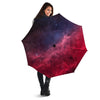 Red Cosmic Galaxy Space Umbrella-grizzshop