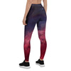 Red Cosmic Galaxy Space Women's Leggings-grizzshop