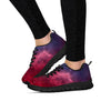 Red Cosmic Galaxy Space Women's Sneakers-grizzshop