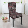 Red Elephant Aztec Pattern Print Chair Cover-grizzshop