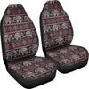 Red Elephant Aztec Pattern Print Universal Fit Car Seat Cover-grizzshop