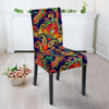 Red Flower Paisley Pattern Print Chair Cover-grizzshop