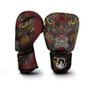 Red Gorilla Samurai Print Boxing Gloves-grizzshop