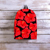 Red Hibiscus Flower Hawaiian Print Backpack-grizzshop