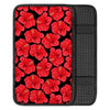 Red Hibiscus Flower Hawaiian Print Car Console Cover-grizzshop