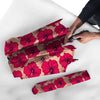 Red Hibiscus Flower Print Umbrella-grizzshop