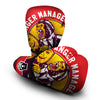 Red King Kong Gorilla Print Boxing Gloves-grizzshop