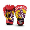 Red King Kong Gorilla Print Boxing Gloves-grizzshop