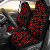 Red Lips Kiss Pattern Print Universal Fit Car Seat Cove-grizzshop