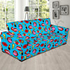 Red Lips Lipstick Pattern Print Sofa Covers-grizzshop