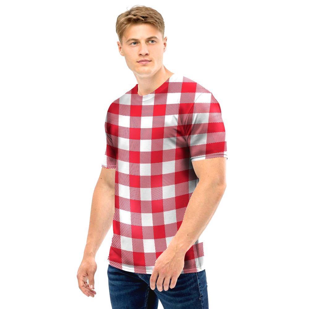 Red Lumberjack Men T Shirt-grizzshop