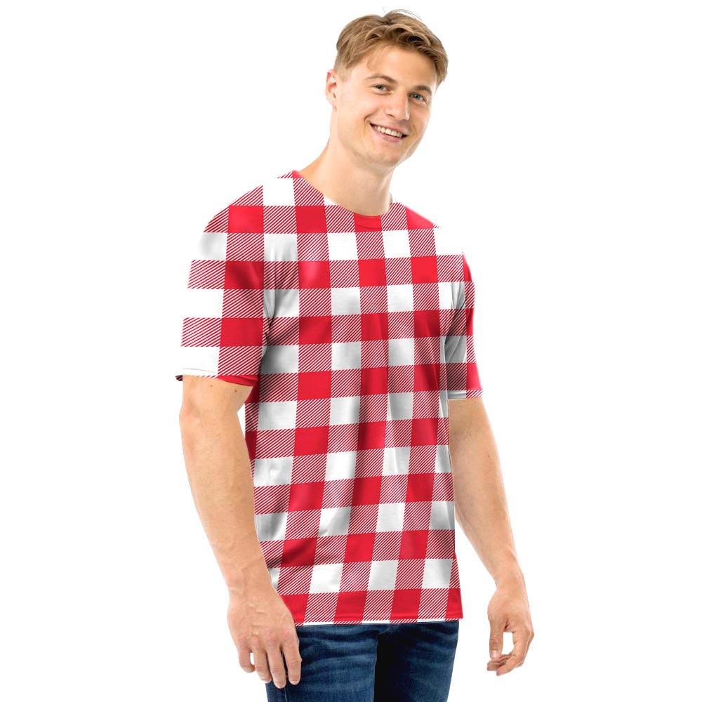 Red Lumberjack Men T Shirt-grizzshop