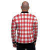 Red Lumberjack Men's Bomber Jacket-grizzshop