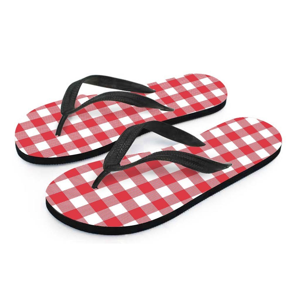 Red Lumberjack Men's Flip Flops-grizzshop