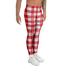 Red Lumberjack Men's Leggings-grizzshop