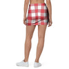 Red Lumberjack Mini Skirt-grizzshop